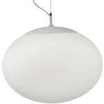 Elipse Outdoor Pendant - White