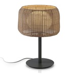 Fora Outdoor Table Lamp - Graphite Brown / Brown