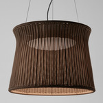 Syra Pendant - Graphite Brown / Brown