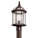 Barrie Post Light - Tannery Bronze / Clear