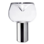 Aella Bold LED Table Lamp - Chrome / Transparent
