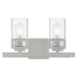 Harding Bathroom Vanity Light - Polished Chrome / Clear Seeded