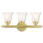 Neptune Bathroom Vanity Light - Polished Brass / Alabaster