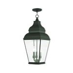Exeter Outdoor Pendant - Black / Clear