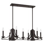 Trumbull Linear Chandelier - Bronze