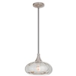 Signature 40603/17 Pendant - Brushed Nickel / Smoke