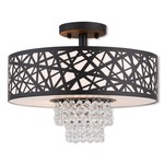 Allendale Semi Flush Ceiling Light - Bronze