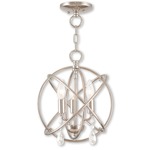 Aria Chandelier - Polished Nickel