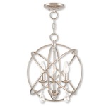 Aria Chandelier - Polished Nickel