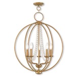 Arabella Chandelier - Antique Gold Leaf