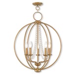 Arabella Chandelier - Antique Gold Leaf