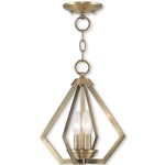 Prism Chandelier - Antique Brass