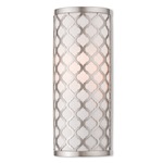 Arabesque Tall Wall Light - Brushed Nickel