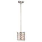 Arabesque Mini Pendant - Brushed Nickel