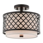 Arabesque Ceiling Light Fixture - English Bronze