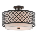 Arabesque Ceiling Light Fixture - English Bronze