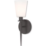 Witten Open Top Wall Sconce - Bronze / Opal
