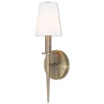 Witten Wall Sconce - Antique Brass / Opal