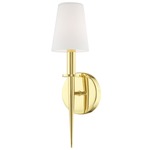 Witten Wall Sconce - Polished Brass / Opal