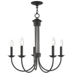 Estate 5 Light Chandelier - Bronze