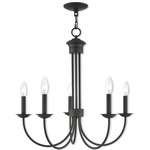 Estate 5 Light Chandelier - Bronze