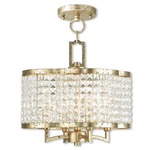 Grammercy Chandelier - Winter Gold / Crystal