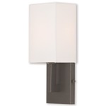 Hollborn Wall Sconce - Bronze / Off White