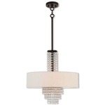 Carlisle Pendant - English Bronze / Oatmeal
