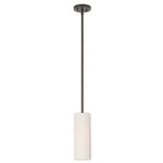 Meridian Mini Pendant - English Bronze / Oatmeal