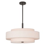 Meridian Band Pendant - English Bronze / Oatmeal