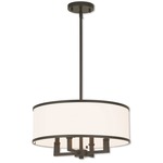 Park Ridge 18 Pendant - Bronze / Off White