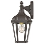 Morgan Outdoor Low Wall Light - Bronze / Clear