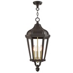 Morgan Outdoor Pendant - Bronze / Clear