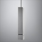 Darma Pendant - Brushed Aluminum / White
