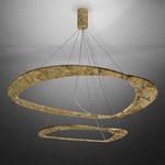 Diadema 2 Pendant - Gold Leaf