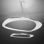 Diadema 2 Pendant - White / Aluminum