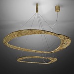Diadema 2 Pendant - Gold Leaf