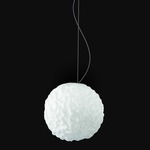 Emisfero Pendant - Matte White / White