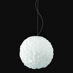 Emisfero Pendant - Matte White / White