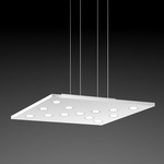 Pop Square Pendant - White