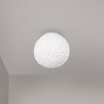 Emisfero Mini Wall / Ceiling Light - Matte White / White