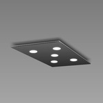 Pop Ceiling Light Fixture - Black / Aluminum