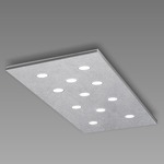 Pop Ceiling Light Fixture - Silver Leaf / Aluminum