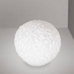 Emisfero Floor Lamp - Matte White / White