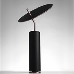 Lua Table Lamp - Dark Brown / Copper Silver