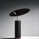 Lua Table Lamp - Dark Brown / Copper Silver