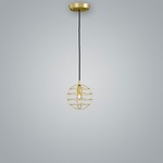 Sphere Pendant - Brass