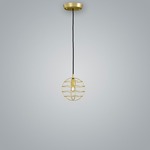 Sphere Pendant - Brass