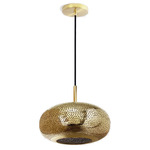 Lila Pendant - Brass