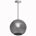 Najma Reversed Pendant - Silver